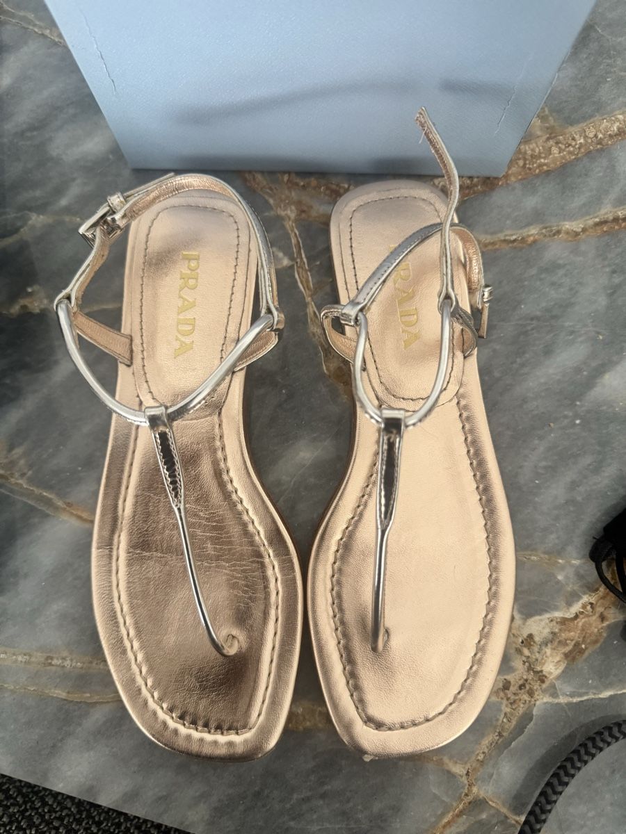 Prada Scarpe da donna: Prada sandali da donna oro 36 usati – Usato da cadempino venduto da fio_cbt9 3