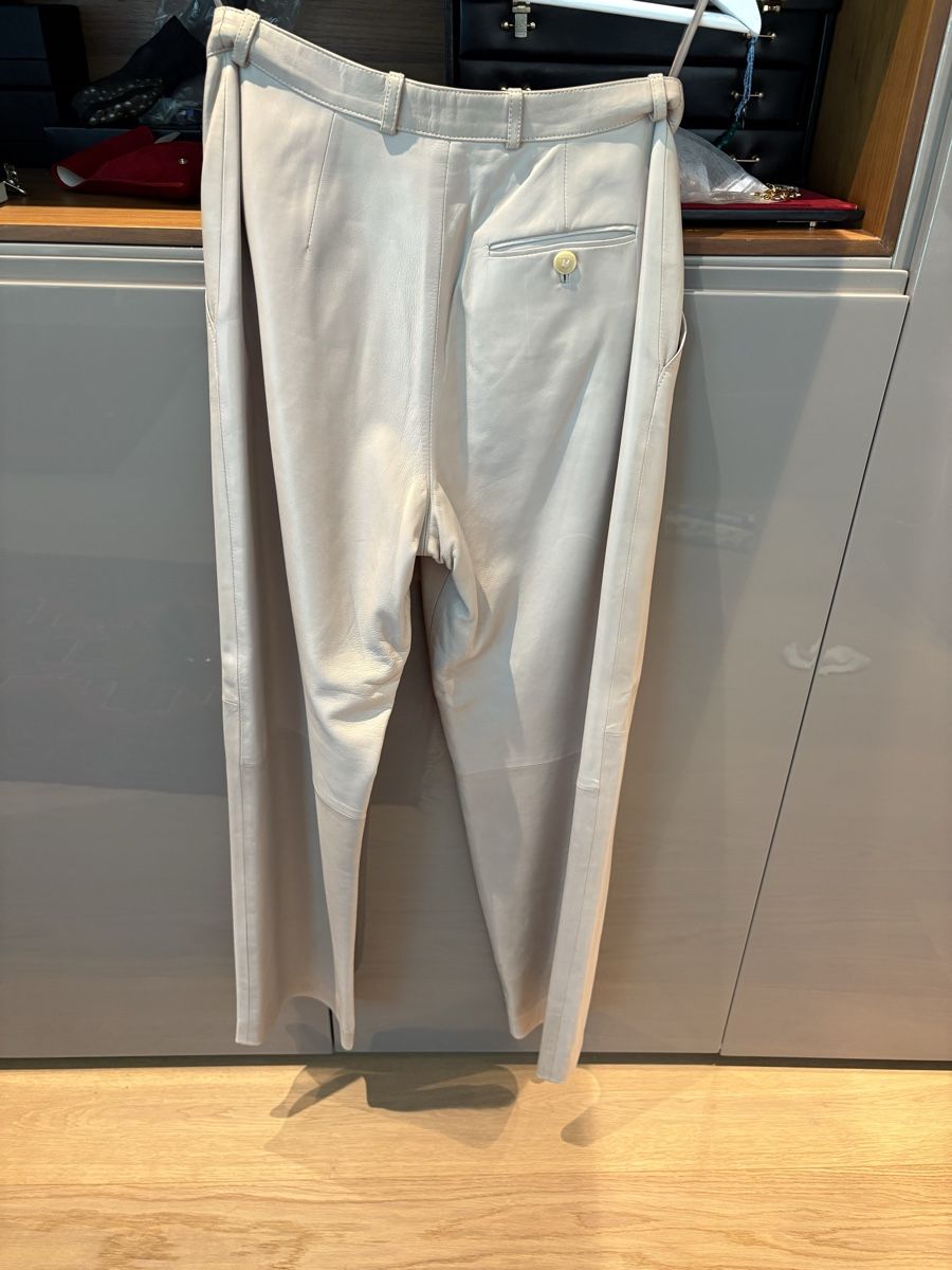 Hermès Pantaloni: Hermes leather pants size 36 – Usato da St. Gallen venduto da ott_f827 3