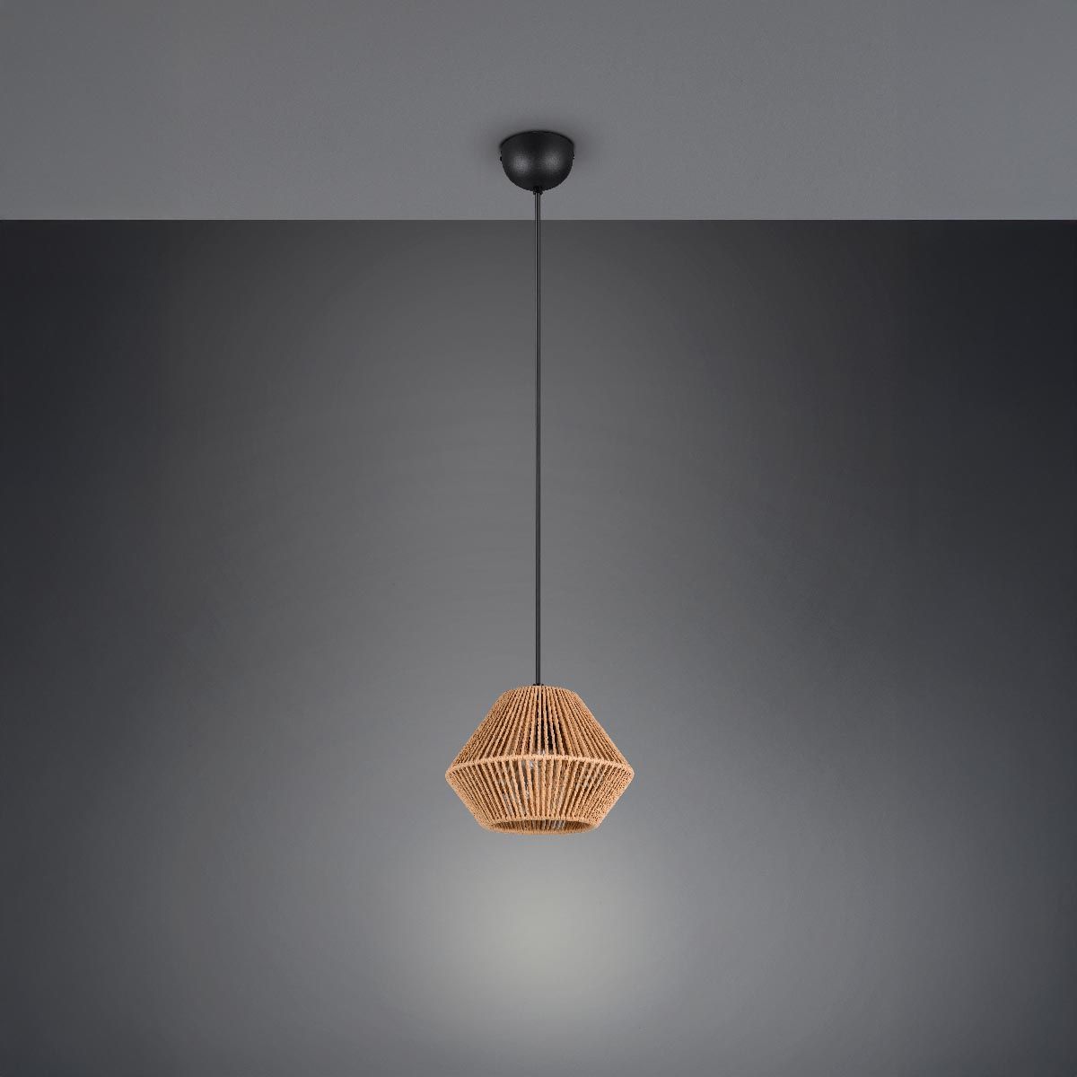 Kronleuchter & Deckenlampen: Pendelleuchte, Papiergarn, Korb, 20 cm Ø – Neu (gemäss Beschreibung) aus Kreuzlingen von Smart-Light 5