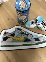 Nike SB Chunky Dunky Hausschuhe & Teppich Set - Neu!