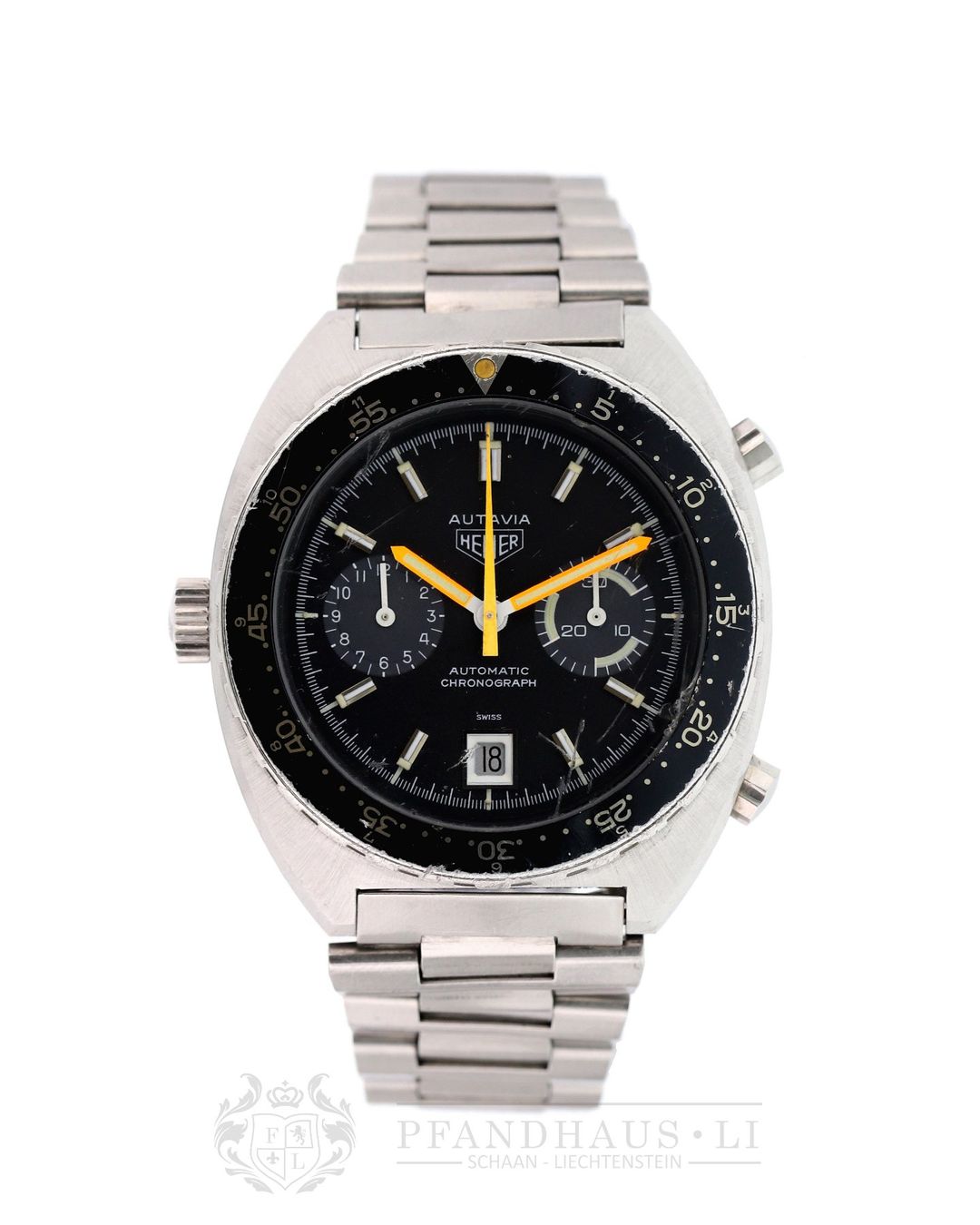 Tag Heuer Orologi: HEUER AUTAVIA VINTAGE CHRONOGRAPH REF 11630 – Usato da Schaan venduto da Pfandhaus-LI