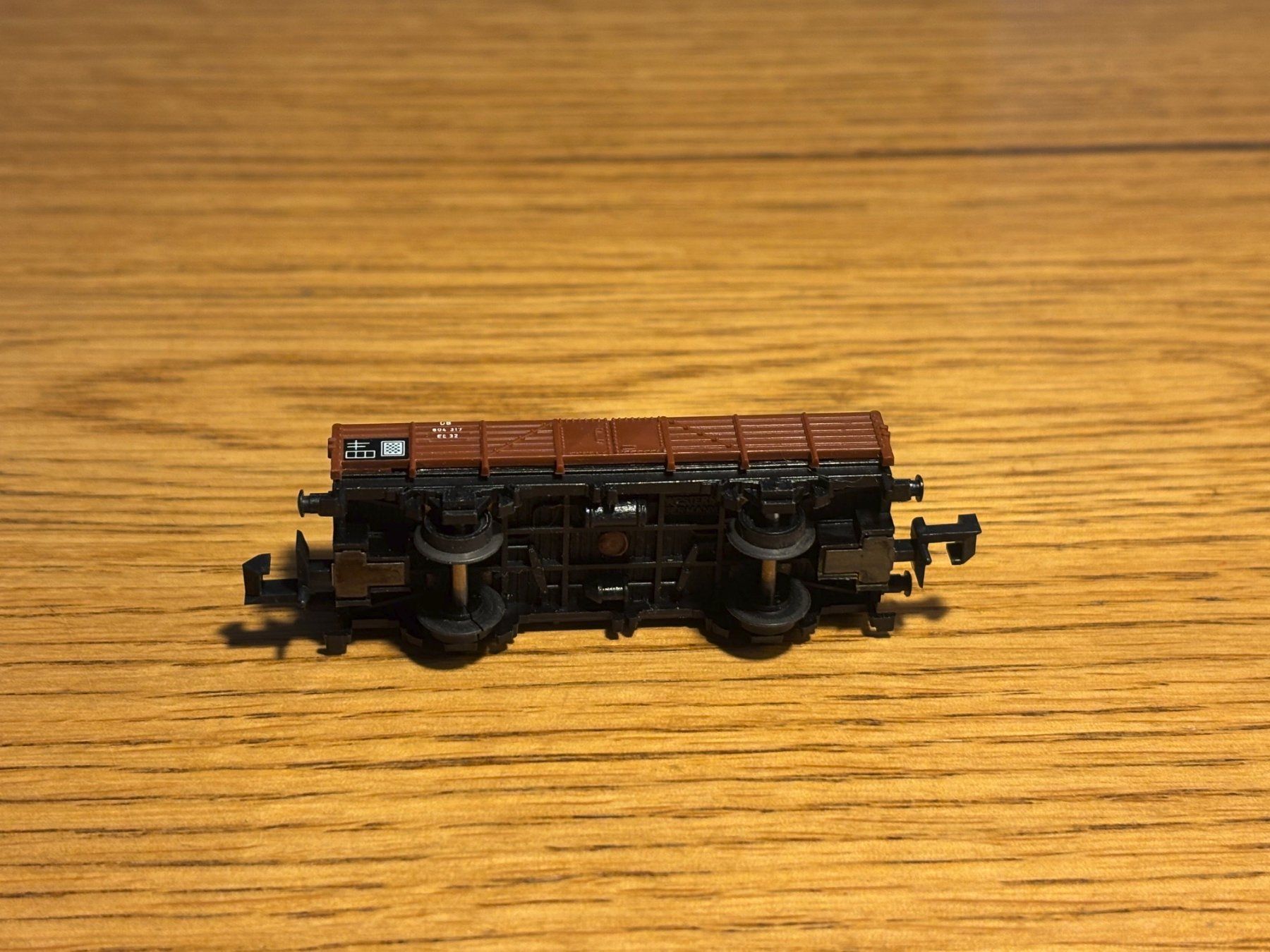 Modelleisenbahnen: e1496: Flachwagen (Spur N) – Gebraucht aus Birsfelden von Birs_25 3