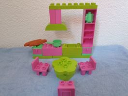Lego Duplo (E53) Küche mit Tisch & Stühle grün-pink