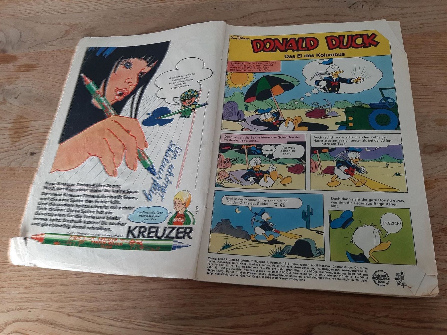 Fumetti: Micky Maus Heft 33, 14.08.1976 – Usato da Affoltern am Albis venduto da Sabinezc 2