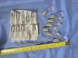Leuchtmittel E10 15 Stück neuwertig