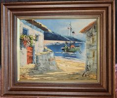Ölgemälde der Französischen Riviera