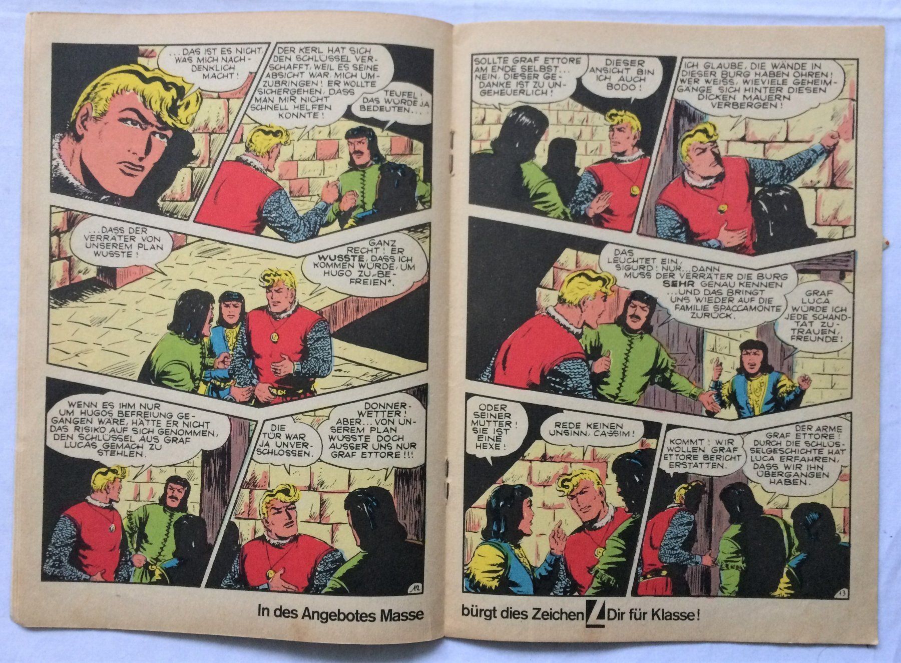 Fumetti: SIGURD - DER RITTERLICHE HELD - Nr.211 – Usato da Schaffhausen venduto da durruti 2