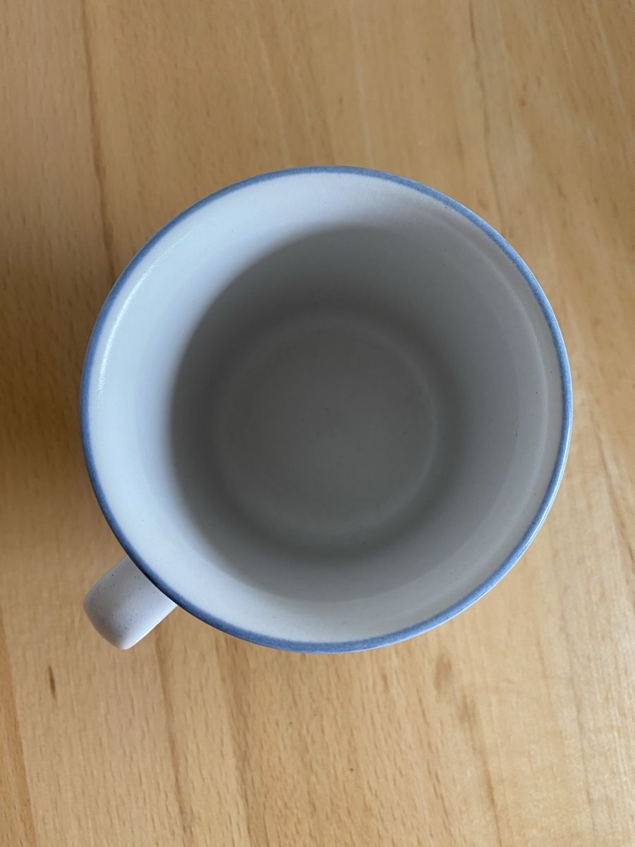 Rössler Tassen: Rössler Mug / Tasse weiss hellblau – Gebraucht aus Schwarzenburg von Michellu 3