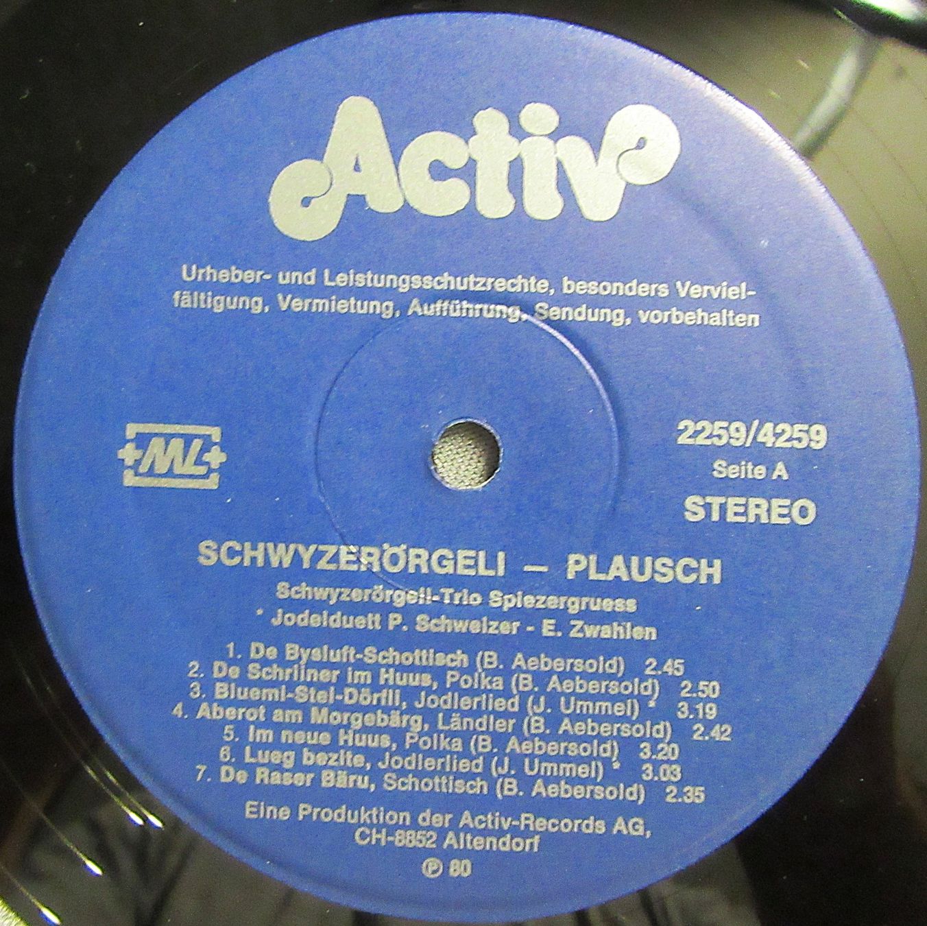 Dischi in vinile: Schwyzerörgeli-Plausch • LP ab CHF 5.00 – Usato da Auenstein venduto da Padabimbim 4