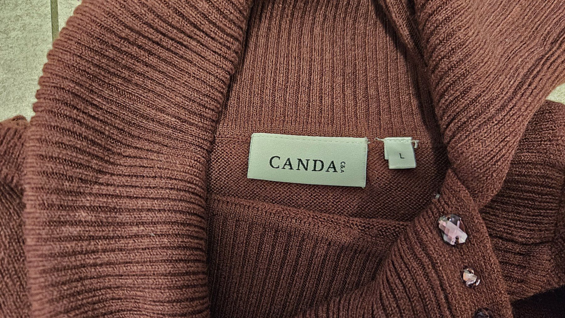 C&A Pulls & Sweat-shirts: Warmer Canda Strickpullover, Gr. L, bordeauxrot, top! – D'occasion à Escholzmatt par _die_Kaempferin 1