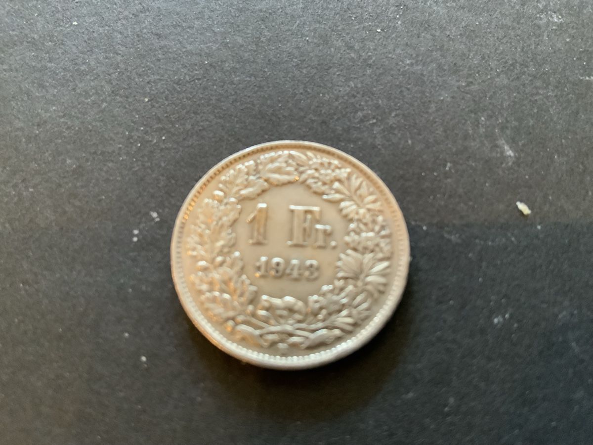 Alle Münzen: 1943/44/57 EINFRÄNKLER SILBER  – Gebraucht aus Beinwil am See von Ricri 3