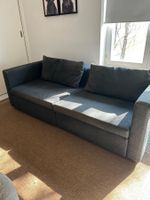 Sofa dunkelgrau Stoff