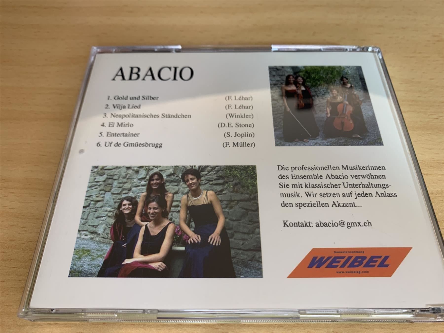 CDs: Salon Ensemble - Abacio – Gebraucht aus Rikon im Tösstal von Alpenmutz 1