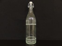 schöne alte Flasche MINERALQUELLE WALZENHAUSEN 1957