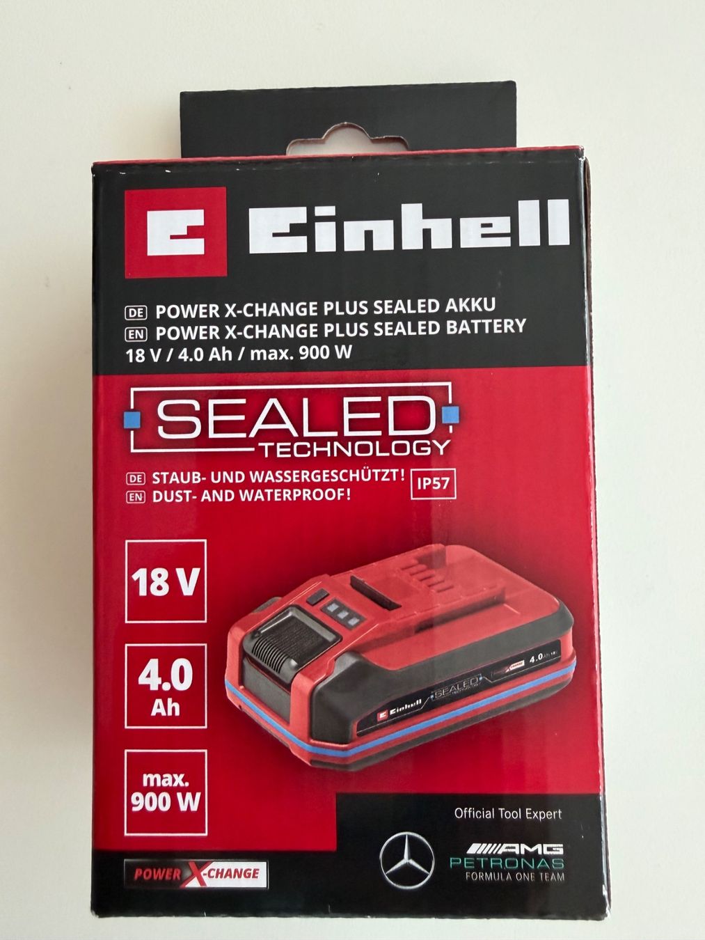 Einhell Akkus & Batterien: Batterie Einhell PXC Plus 18V / 4Ah, dust & waterproof – Neu und originalverpackt aus St-Gingolph von GoldenKeys