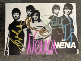 NENA (mit Band) original handsigniert Autogramm