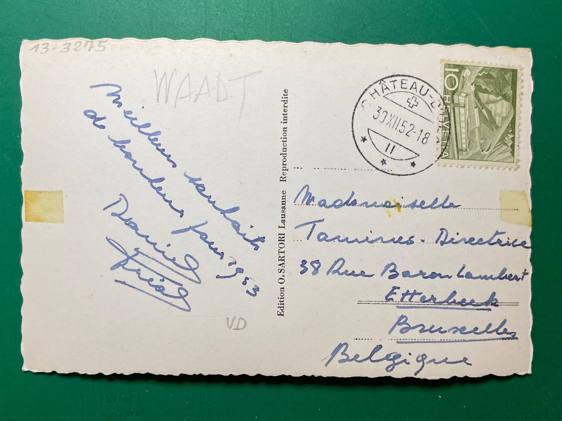 Cartoline postali: Château d'Oex – Usato da Steg VS venduto da _vinci_ 1