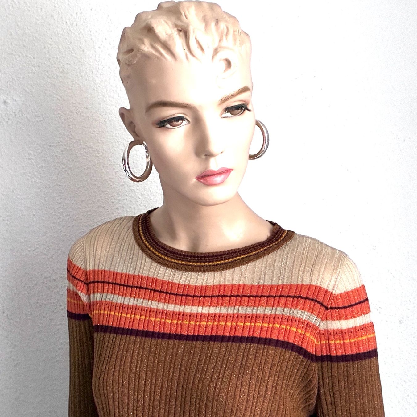Maglioni & Felpe: Strickpullover mit Lurex, gestreift – Usato da Kloten venduto da Nephty 4