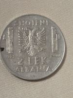 Seltene 2 Lek Albania Münze von 1939 - Top Zustand!