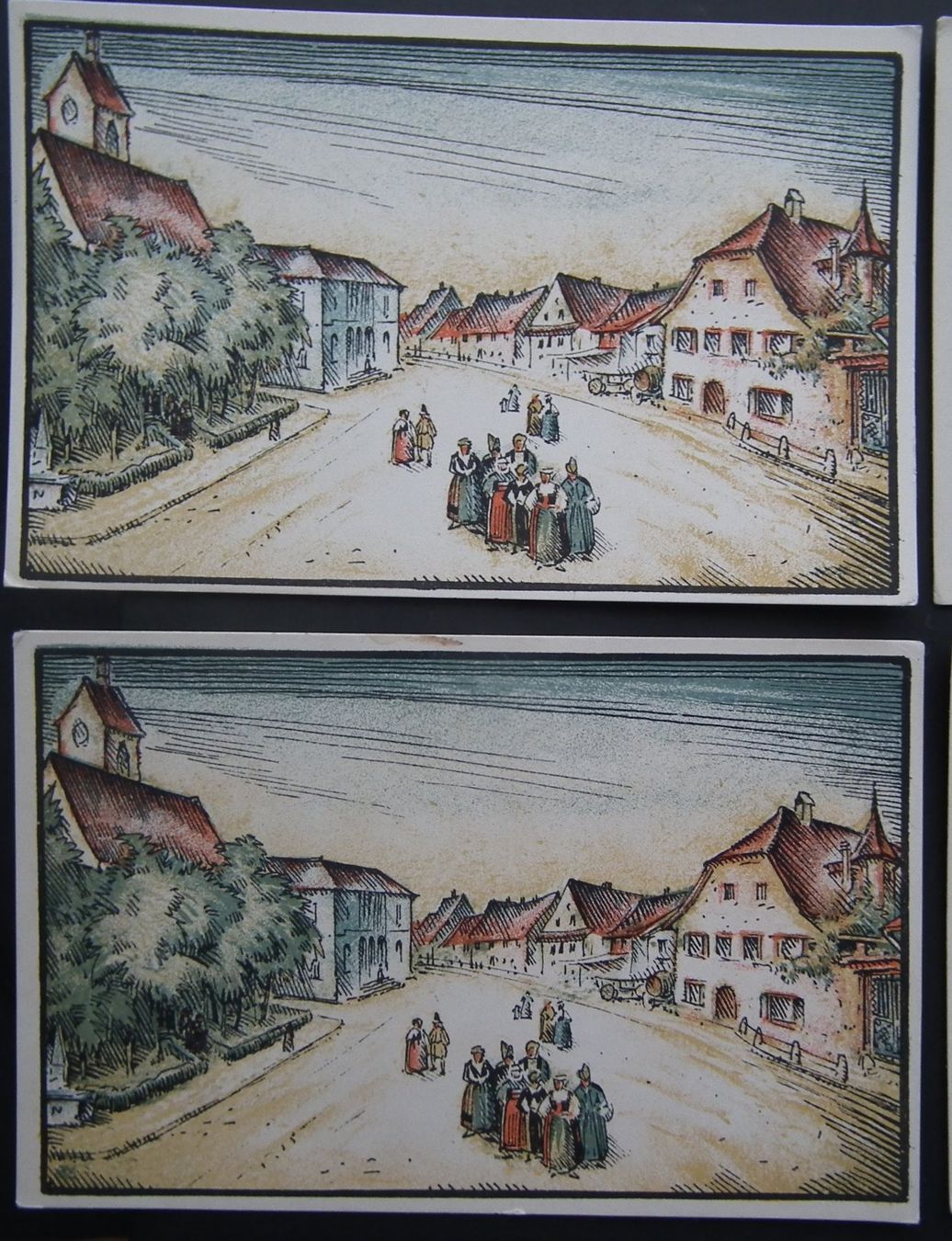 Cartoline postali: Wettstein und Riehen Festspiele 1923 Ansichtskarten – Usato da Kriens venduto da WULLU99 1