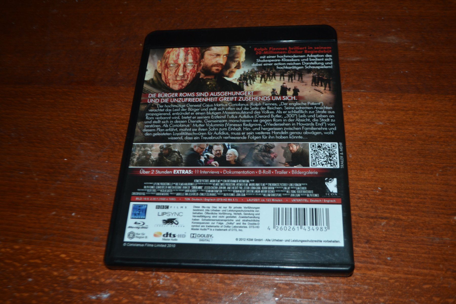 Tous les DVDs: Coriolanus – D'occasion à Laupen ZH par chefdom 1
