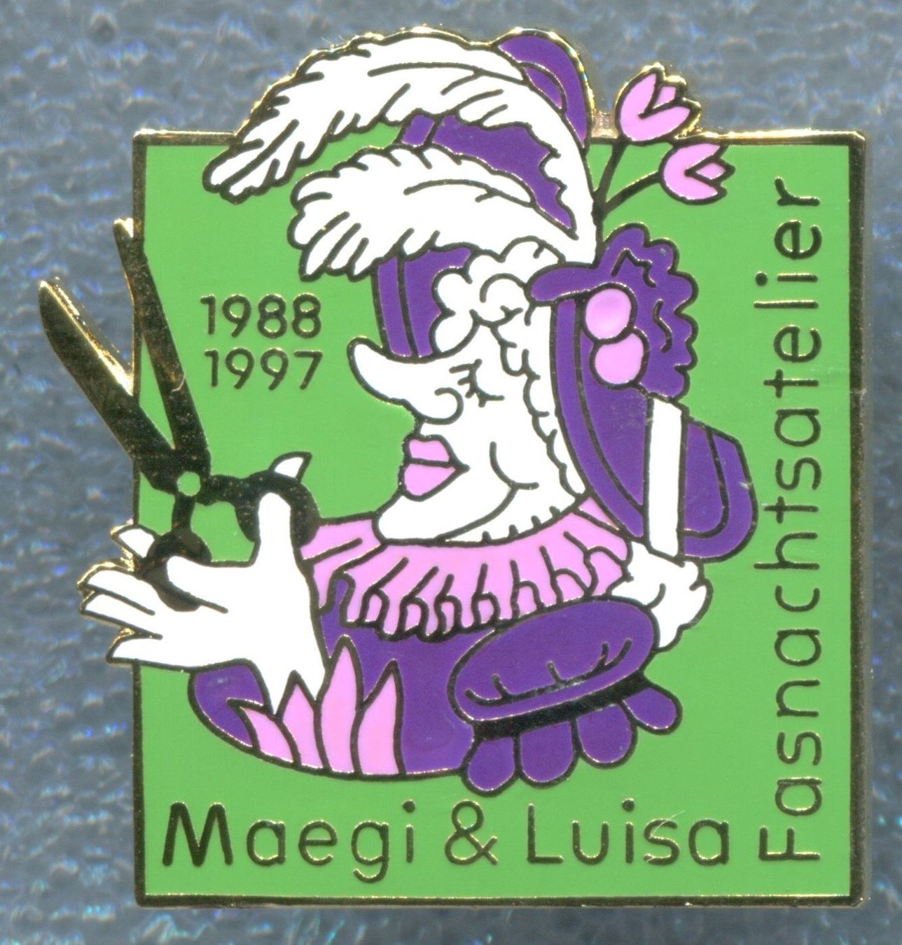Placchette & Badge: Maegi & Luisa  1988 - 1997 – Usato da Winterthur venduto da Sammleroase