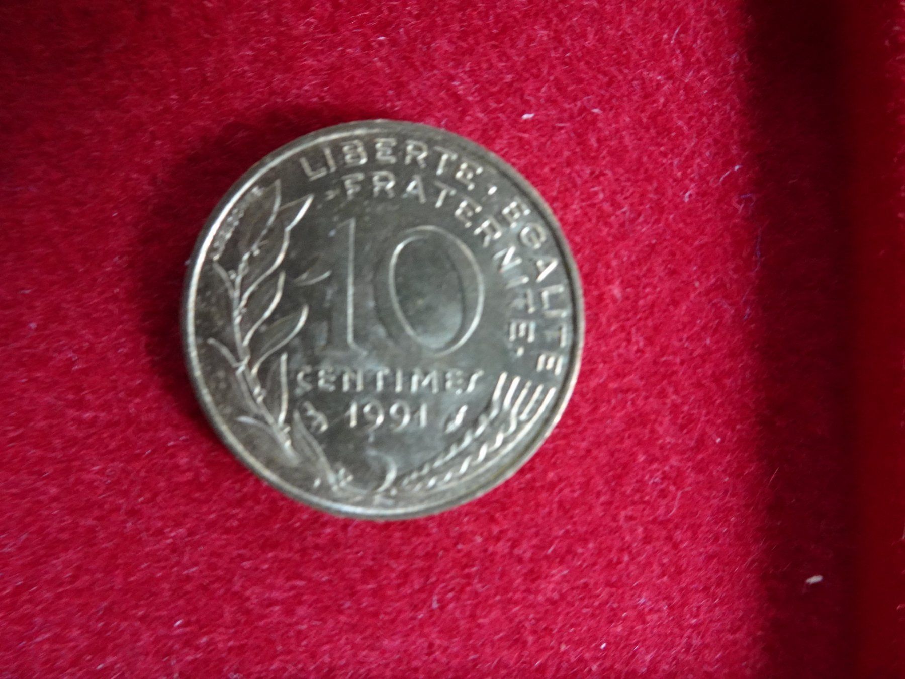 Alle Münzen: 10 Centimes Frankreich 1991 - M358 – Gebraucht aus Küssnacht am Rigi von Kleinpreis-Shop