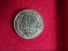 10 Centimes Frankreich 1991 - M358