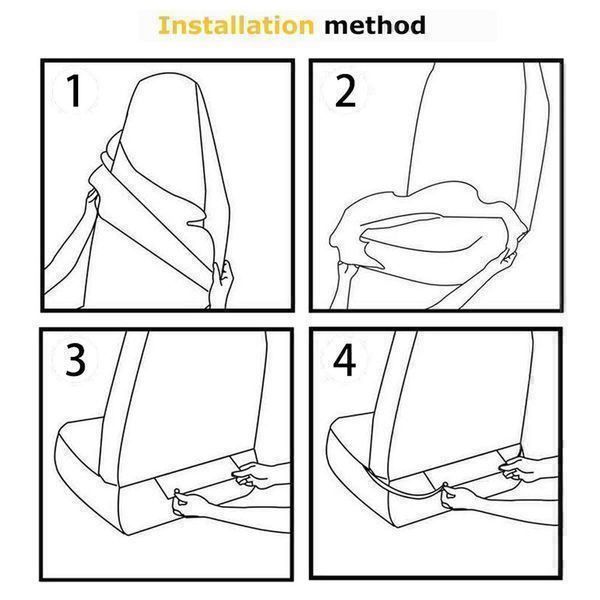 Sonstiges Fahrzeugzubehör: Autositzbezug Sitzbezug Schonbezug 2PCS – Neu (gemäss Beschreibung) aus Thun von nuonuoshop 1