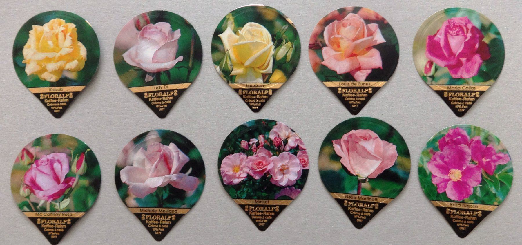 Floralp Coperchi dei cremini per caffè: Série 72 - Roses  (40) – Usato da Fétigny venduto da cha_cz69 4