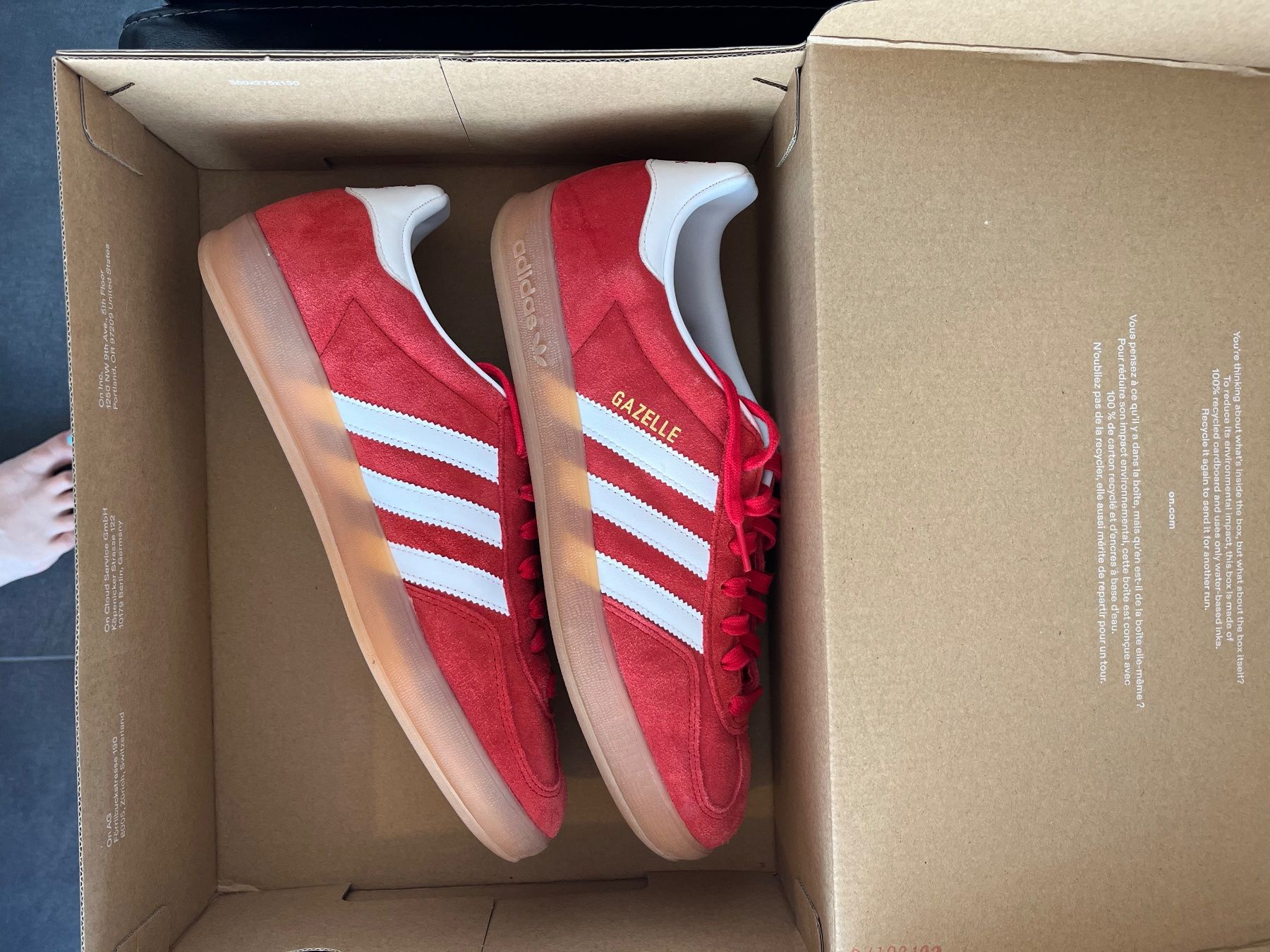 Adidas Herrenschuhe: Adidas Red Samba taille 44 – Gebraucht aus St-Légier-Chiésaz von bfa_9dp5 3