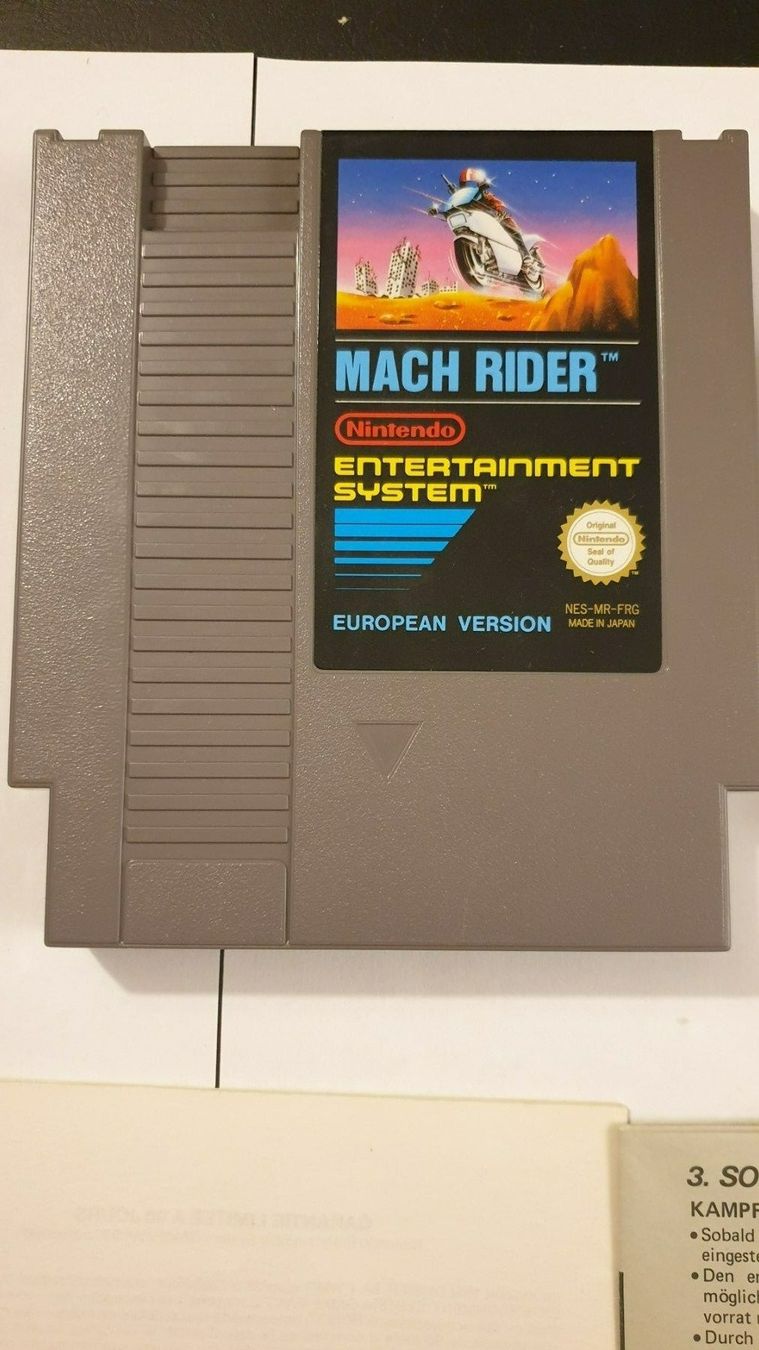 Nintendo Spiele: Mach Rider Programmable Series NES OVP – Gebraucht aus Rain von  2