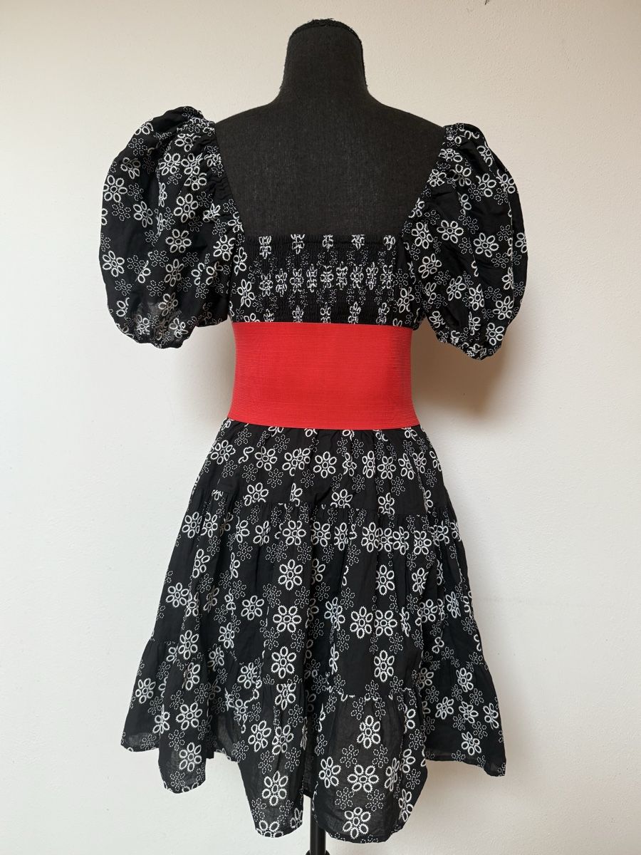 Kleider: Boho Minikleid mit Puffärmel – Neu (gemäss Beschreibung) aus Sigriswil von ck56 1