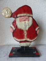 Deko Blech/Metall St.Nikolaus Weihnachtsmann