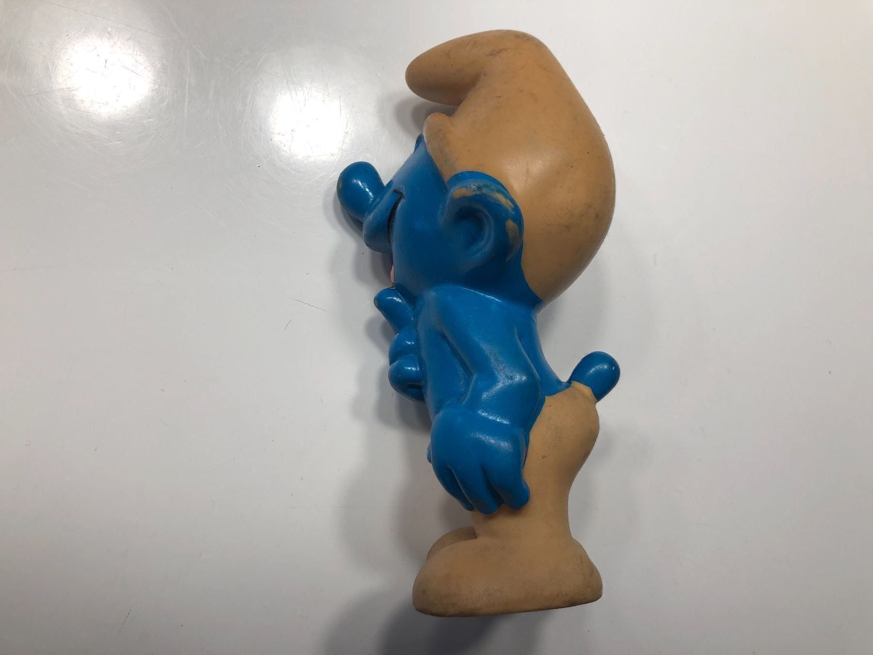 Figuren: schlumpf figur 17cm hoch mit quietschton – Gebraucht aus Basel von dept 3