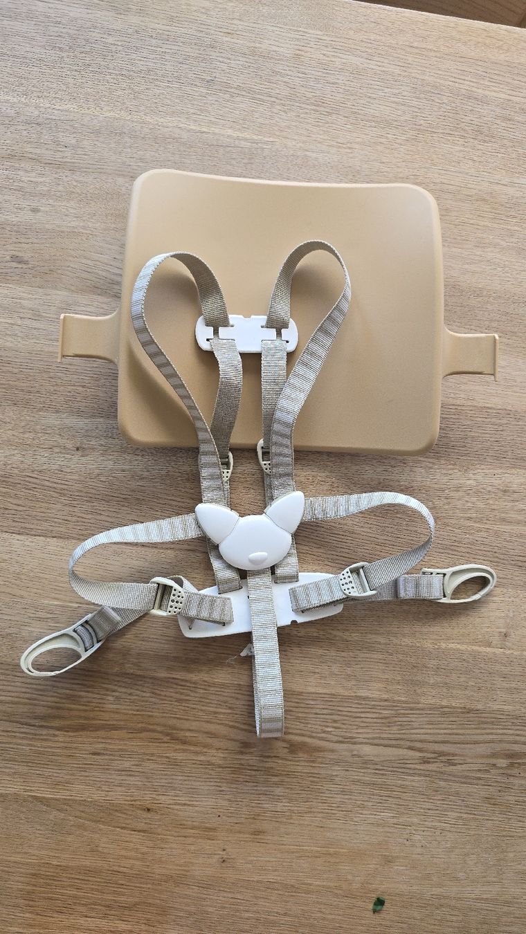 Stokke Seggioloni: Triptrap Anschnallgurt und Rückenlehne – Usato da Buchberg venduto da MaddieF