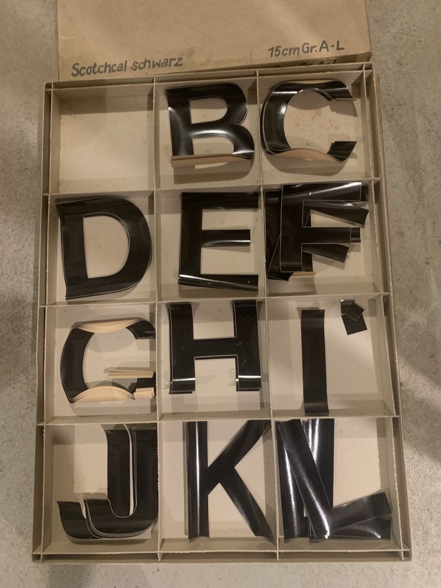 Alle Dekorationen: Shabby chic Buchstaben-Setzkasten – Gebraucht aus Emmen von Bgucci_girl