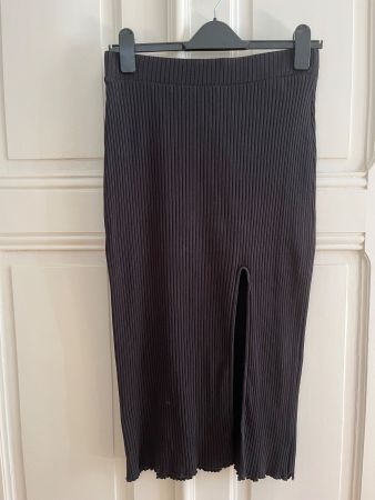 &otherstories Bleistiftrock S/Jupe crayon noire &OS