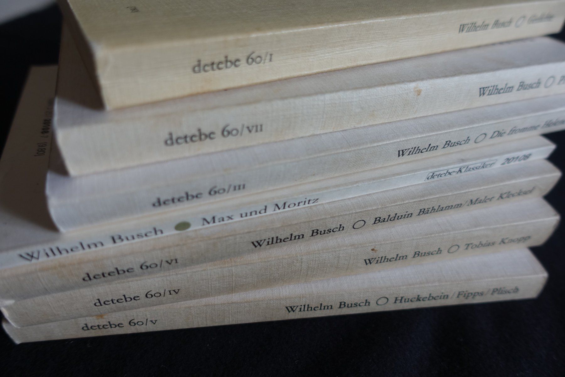 Libri: 7x Willhelm Busch, Diogenes – Usato da Gutenswil venduto da Optico 2