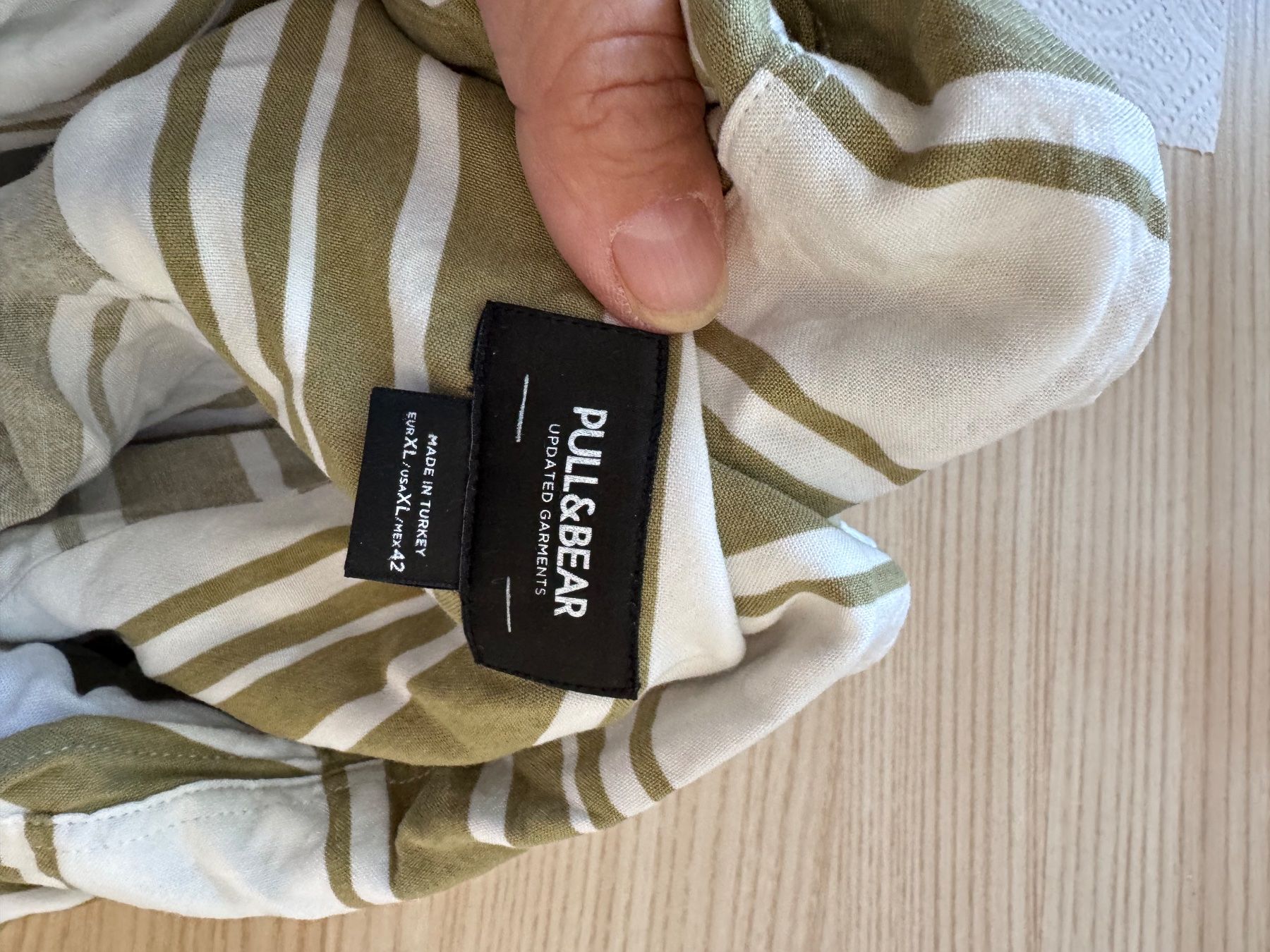 Pull&Bear Camicie: Chemise rayées Pull Bear Taille XL Kilyan – Usato da Veyrier venduto da Kimedovapa_1 2