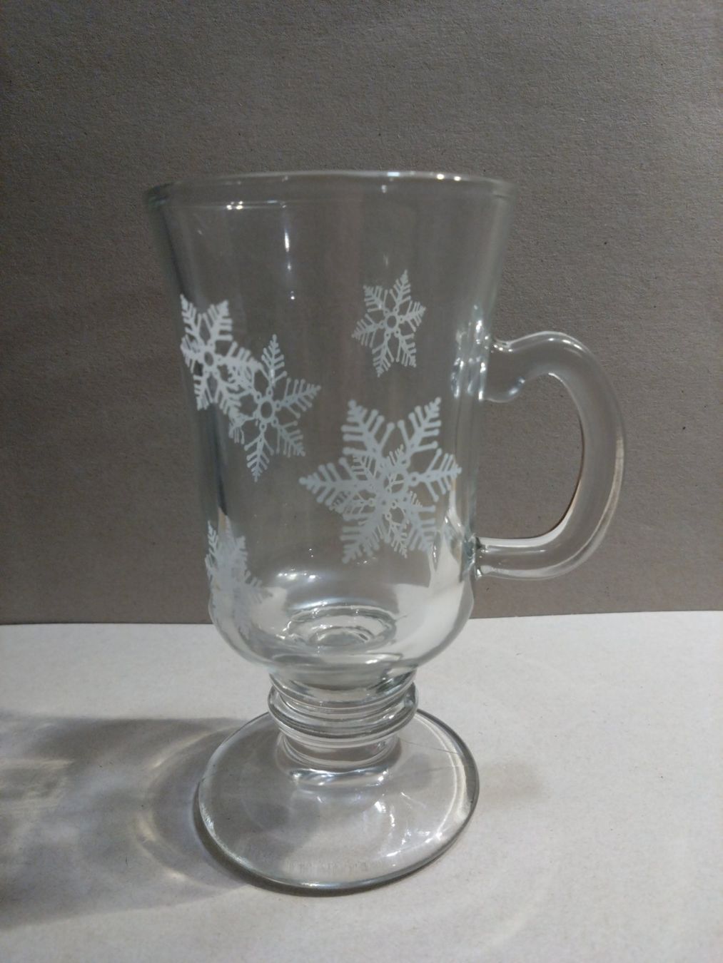 Bicchieri: Teeglas mit Schneeflocken – Usato da Unterlangenegg venduto da SteWue 1