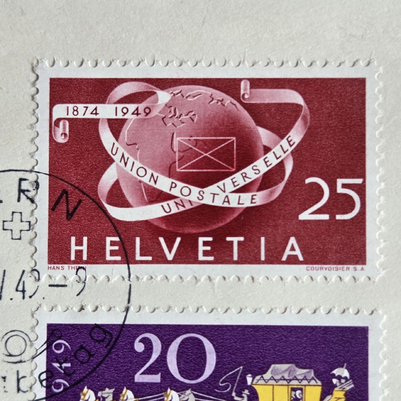 Tutti i francobolli: Brief Schweizer Briefmarken 1849/1949 - Top – Usato da Stans venduto da Ducati16 3