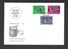 CH FDC Satz 1966
