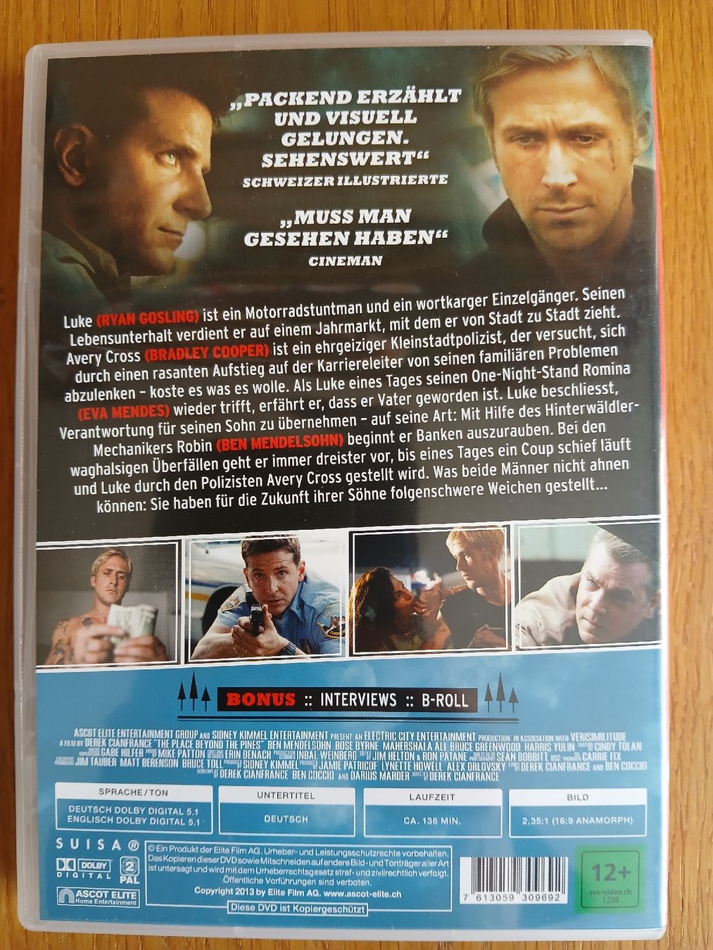 Tutti i DVDs: DVD The Place Beyond The Pines, mit Ryan Gosling – Usato da Langendorf venduto da bine9 1