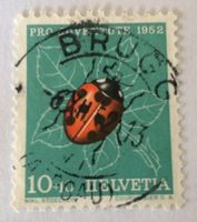 Nr.J144 mit Vollstempel  Brugg
