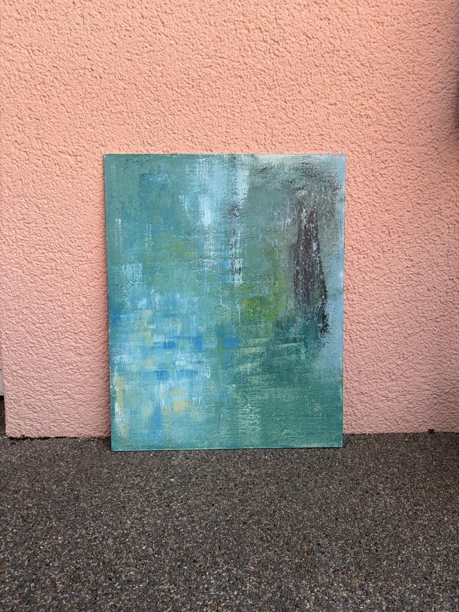 Dipinti: Modern Abstract Painting 40x50cm – Nuovo e nell'imballaggio originale da Zürich venduto da Asybb 3