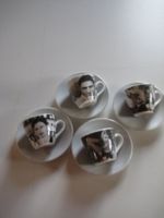 4 Espressotassen aus Porzellan