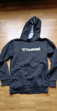 Felpa Hummel nera, taglia S, ideale per l'inverno.