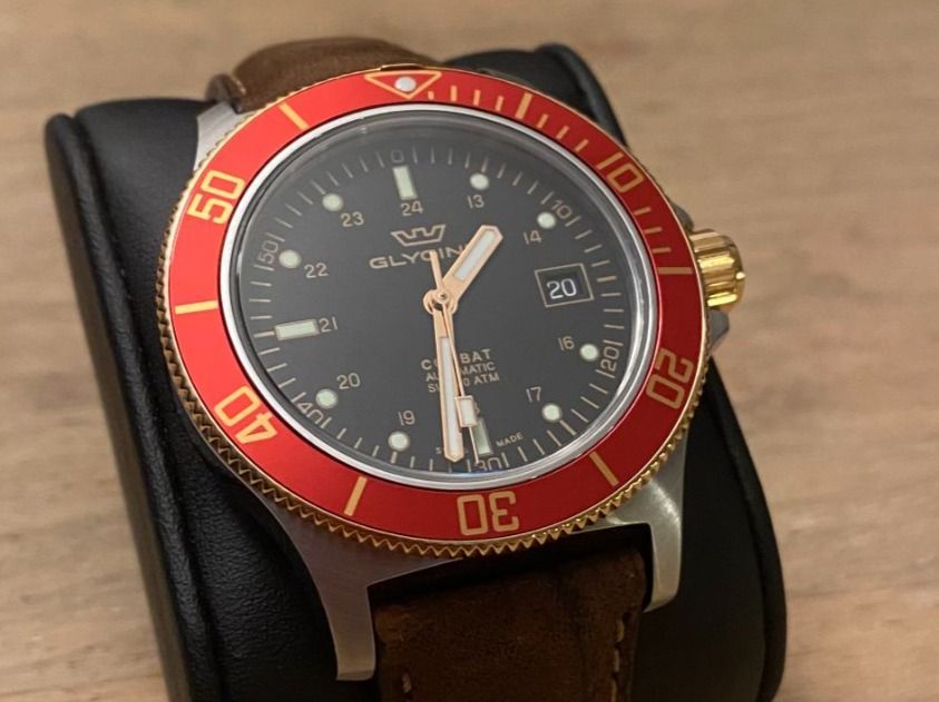 GLYCINE Combat Sub Red GL0092 Kaufen auf Ricardo