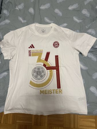 FC Bayern München Meister T-Shirt 2025, Grösse 2XL